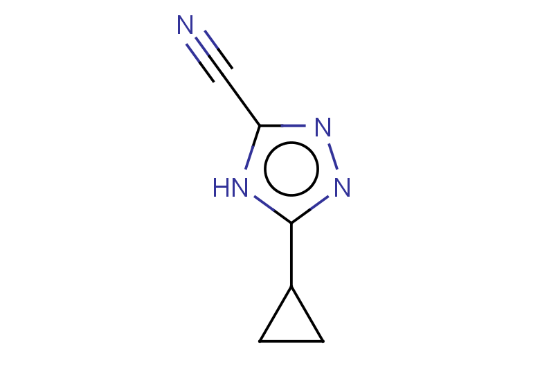 5-cyclopropyl-4H-1,2,4-triazole-3-carbonitrile