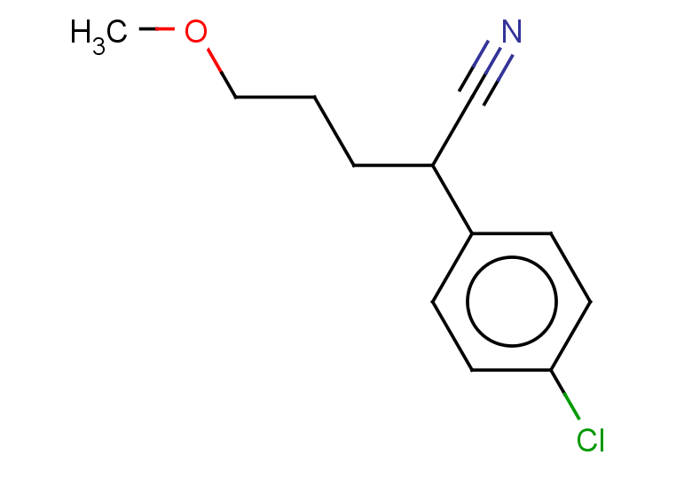 2-(4-chlorophenyl)-5-methoxypentanenitrile