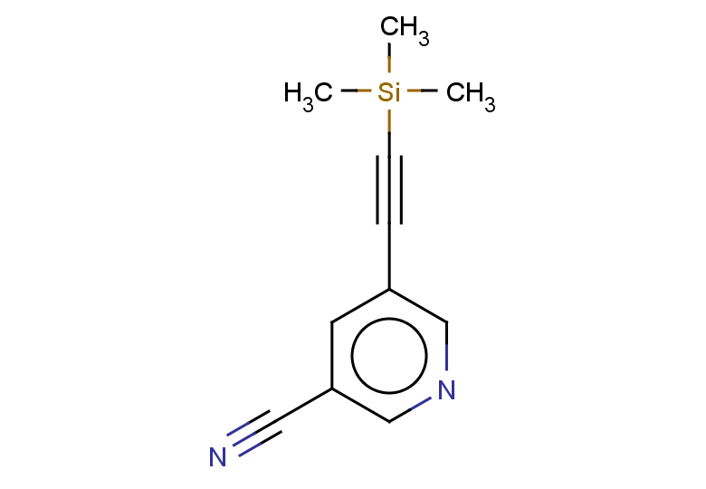 5-[2-(trimethylsilyl)ethynyl]pyridine-3-carbonitrile