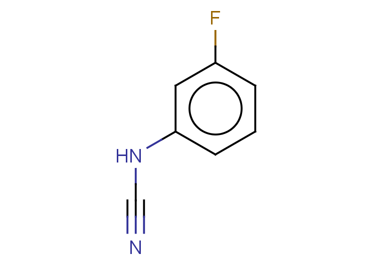 [(3-fluorophenyl)amino]carbonitrile