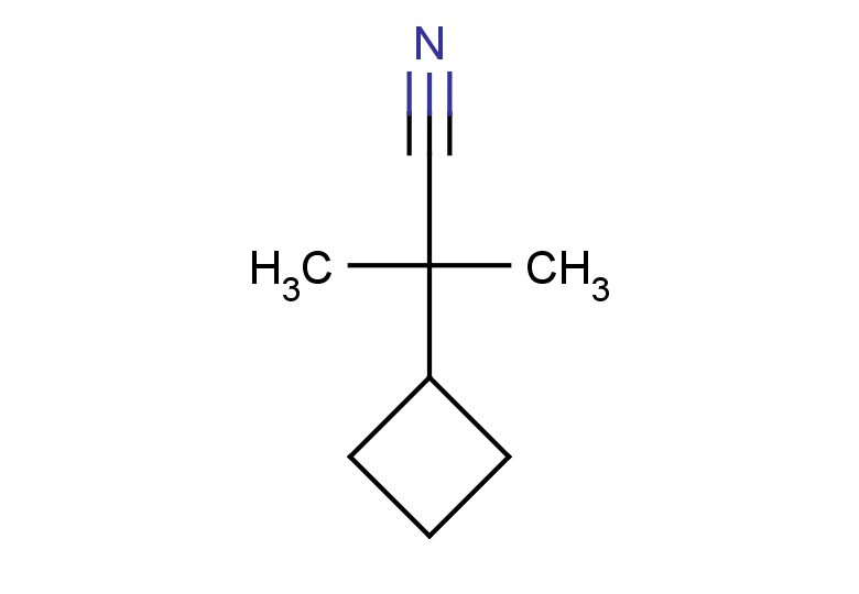 2-cyclobutyl-2-methylpropanenitrile