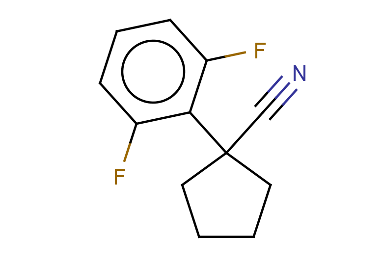 1-(2,6-difluorophenyl)cyclopentane-1-carbonitrile