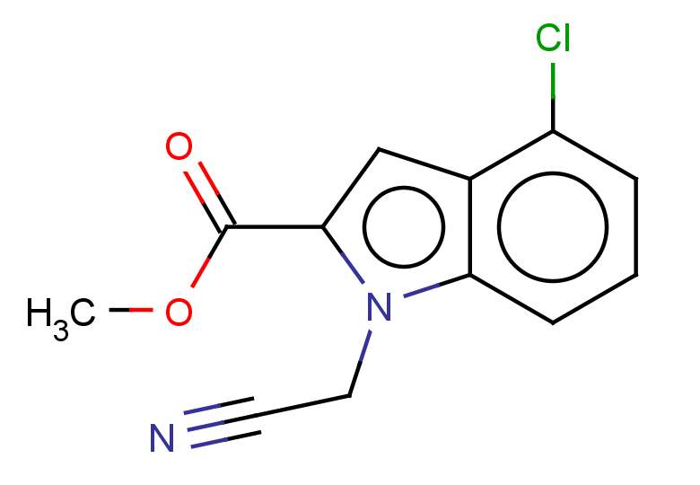 methyl 4-chloro-1-(cyanomethyl)-1H-indole-2-carboxylate