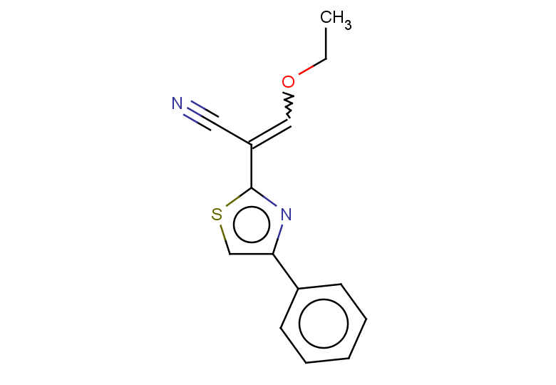 3-ethoxy-2-(4-phenyl-1,3-thiazol-2-yl)prop-2-enenitrile