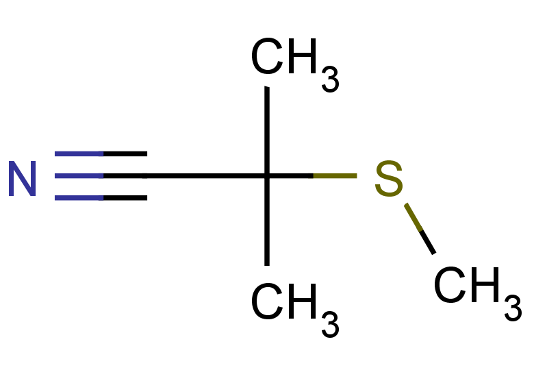 2-methyl-2-(methylsulfanyl)propanenitrile