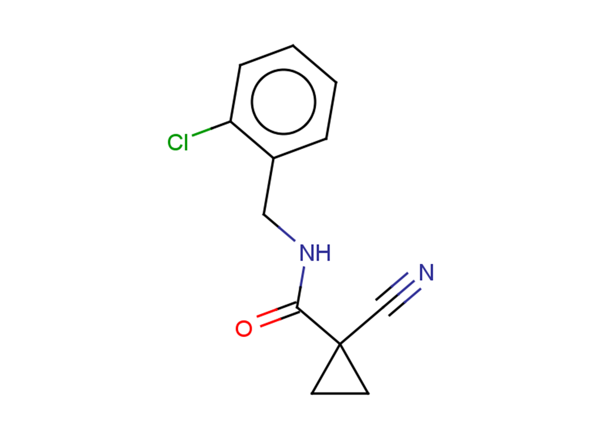 N-[(2-chlorophenyl)methyl]-1-cyanocyclopropane-1-carboxamide