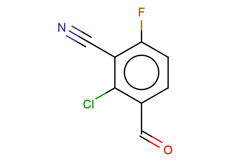 2-chloro-6-fluoro-3-formylbenzonitrile