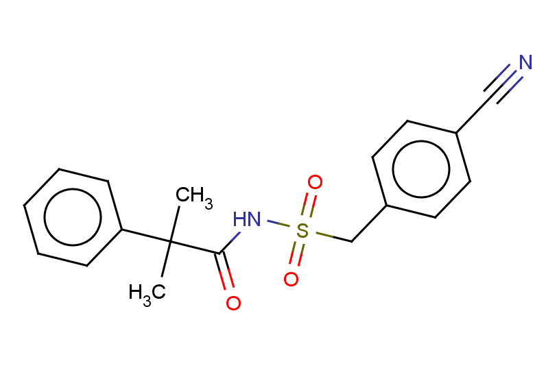 N-[(4-cyanophenyl)methanesulfonyl]-2-methyl-2-phenylpropanamide