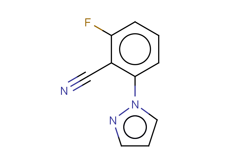 2-fluoro-6-(1H-pyrazol-1-yl)benzonitrile