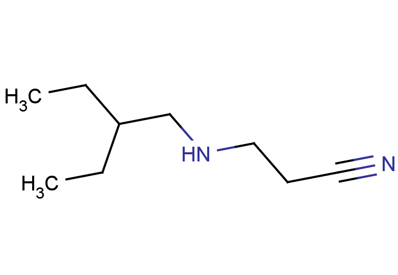 3-[(2-ethylbutyl)amino]propanenitrile