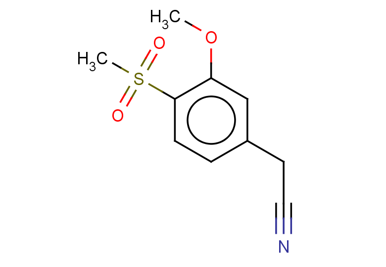 2-(4-methanesulfonyl-3-methoxyphenyl)acetonitrile