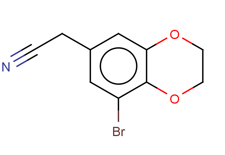 2-(8-bromo-2,3-dihydro-1,4-benzodioxin-6-yl)acetonitrile