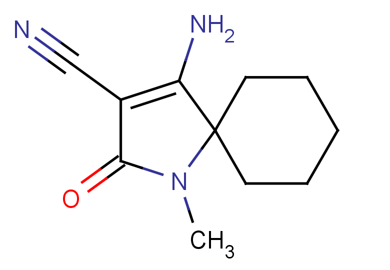 4-amino-1-methyl-2-oxo-1-azaspiro[4.5]dec-3-ene-3-carbonitrile