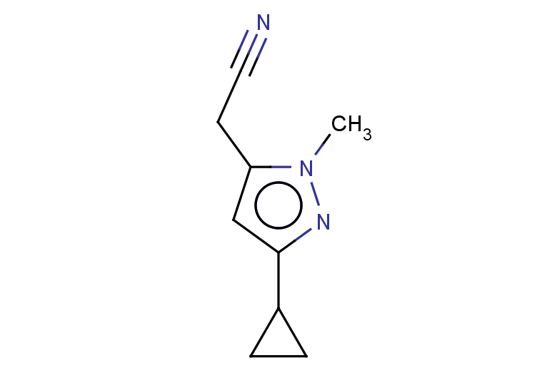 (3-CYCLOPROPYL-1-METHYL-1H-PYRAZOL-5-YL)ACETONITRILE