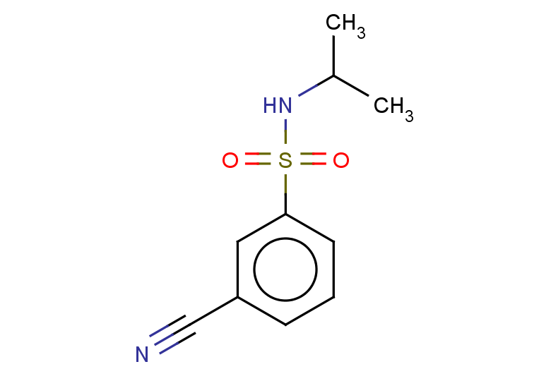 3-cyano-N-(propan-2-yl)benzene-1-sulfonamide