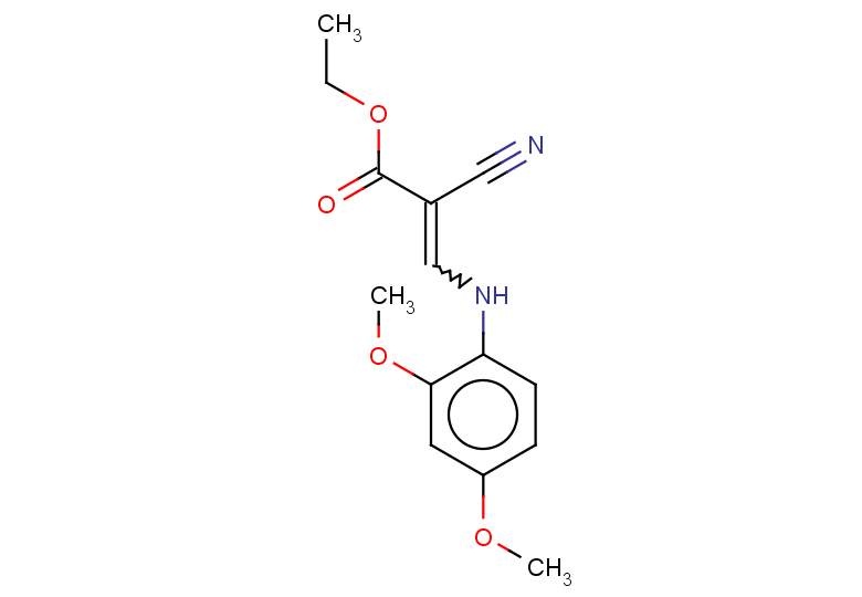 ethyl 2-cyano-3-[(2,4-dimethoxyphenyl)amino]prop-2-enoate
