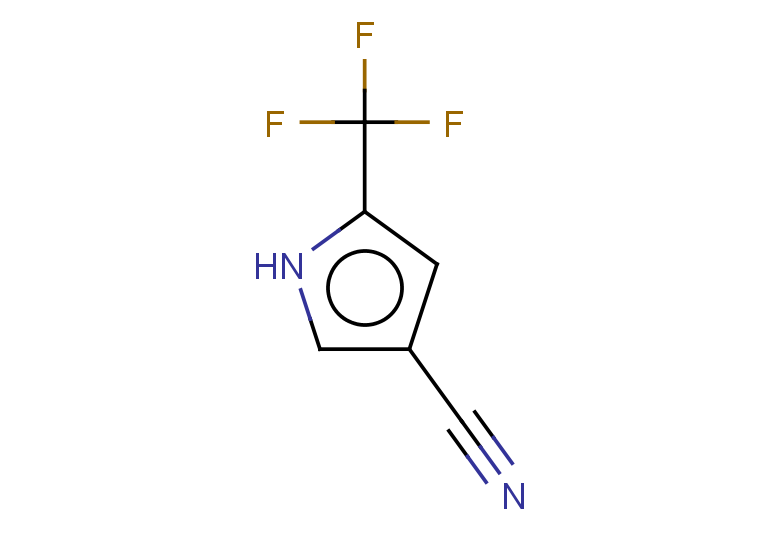 5-(trifluoromethyl)-1H-pyrrole-3-carbonitrile