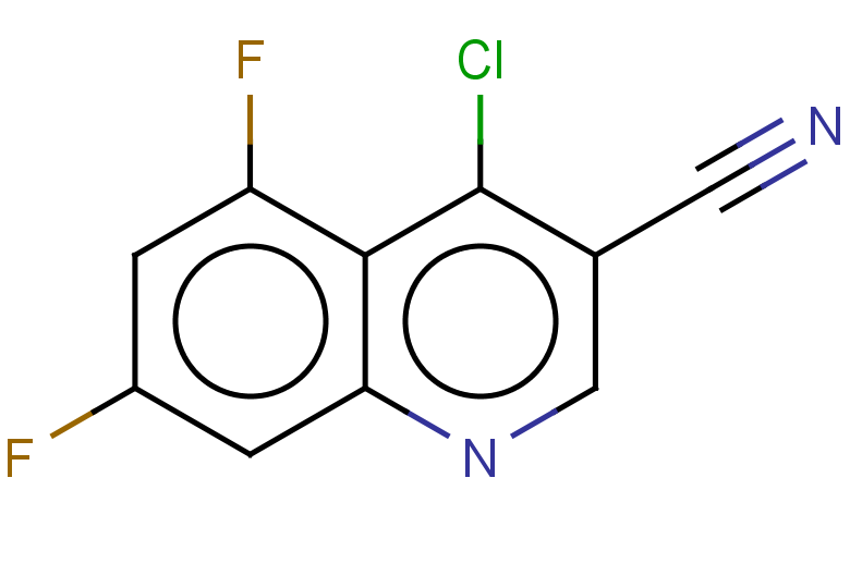 4-chloro-5,7-difluoroquinoline-3-carbonitrile