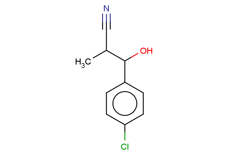 3-(4-chlorophenyl)-3-hydroxy-2-methylpropanenitrile