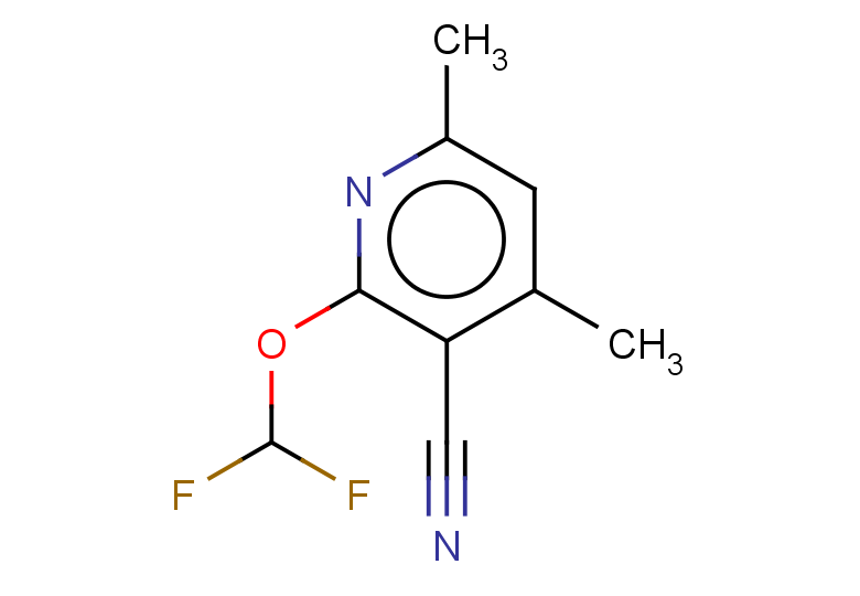 2-(DIFLUOROMETHOXY)-4,6-DIMETHYLNICOTINONITRILE