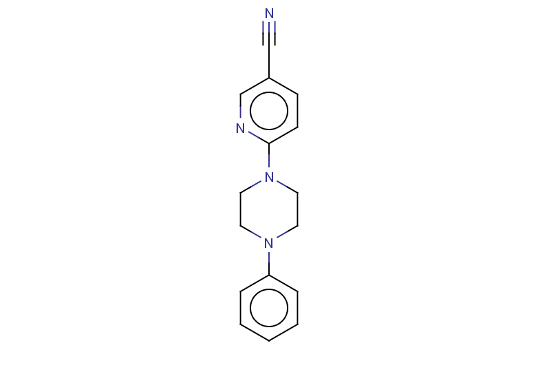 6-(4-phenylpiperazin-1-yl)pyridine-3-carbonitrile