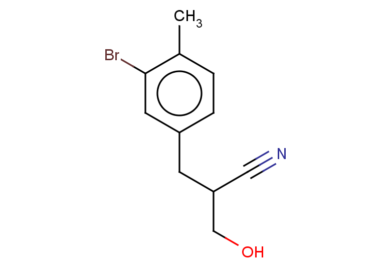 2-[(3-bromo-4-methylphenyl)methyl]-3-hydroxypropanenitrile