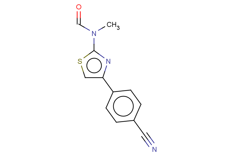 N-[4-(4-cyanophenyl)-1,3-thiazol-2-yl]-N-methylformamide