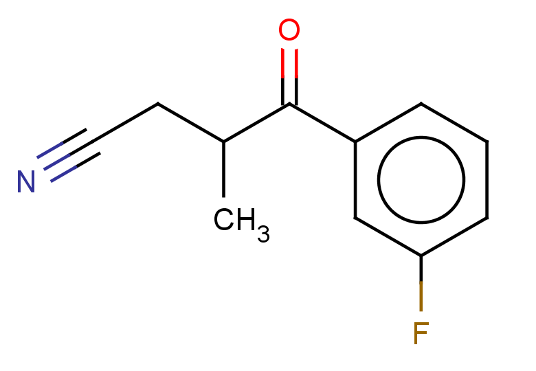 4-(3-fluorophenyl)-3-methyl-4-oxobutanenitrile