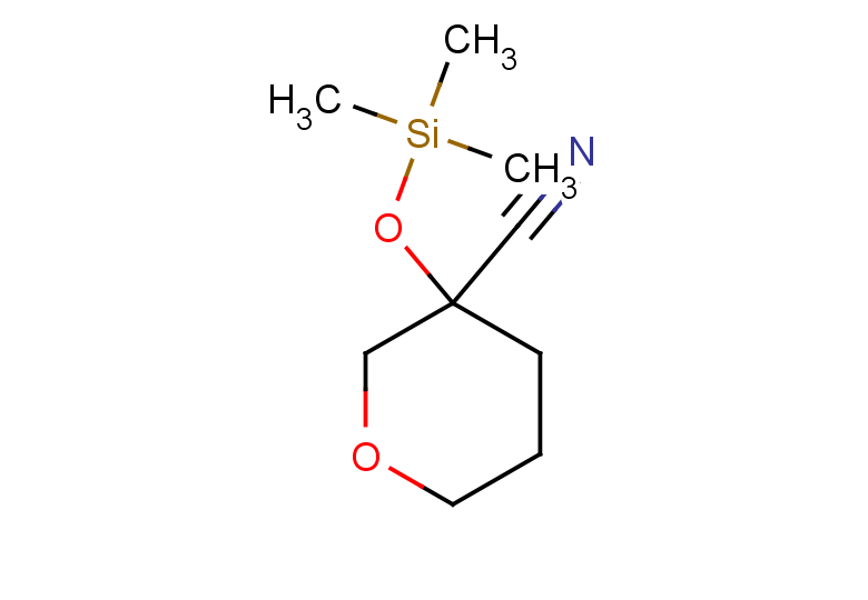 3-[(trimethylsilyl)oxy]oxane-3-carbonitrile