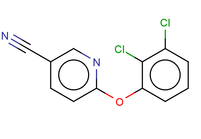 6-(2,3-dichlorophenoxy)pyridine-3-carbonitrile