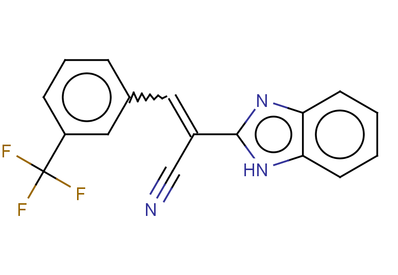 2-(1H-1,3-benzodiazol-2-yl)-3-[3-(trifluoromethyl)phenyl]prop-2-enenitrile