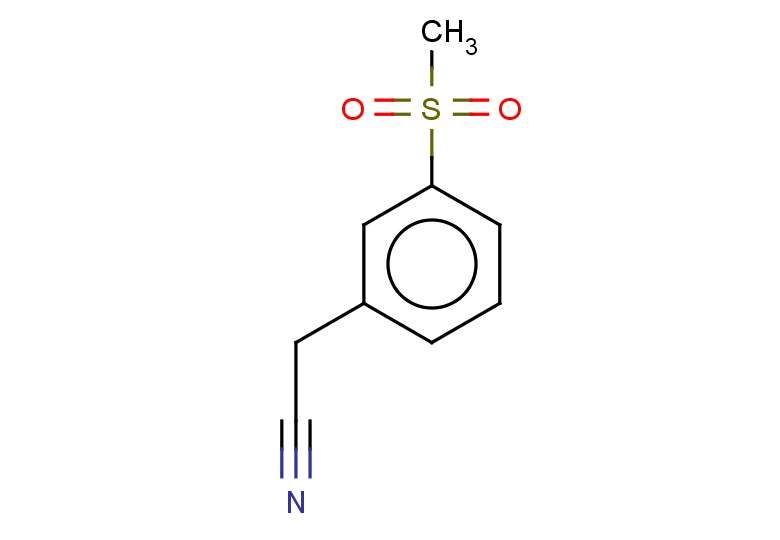 2-(3-methanesulfonylphenyl)acetonitrile