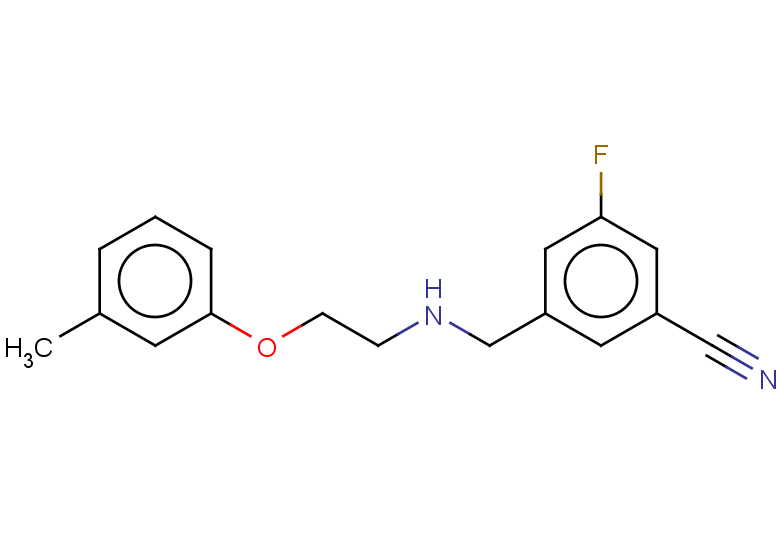 3-fluoro-5-({[2-(3-methylphenoxy)ethyl]amino}methyl)benzonitrile