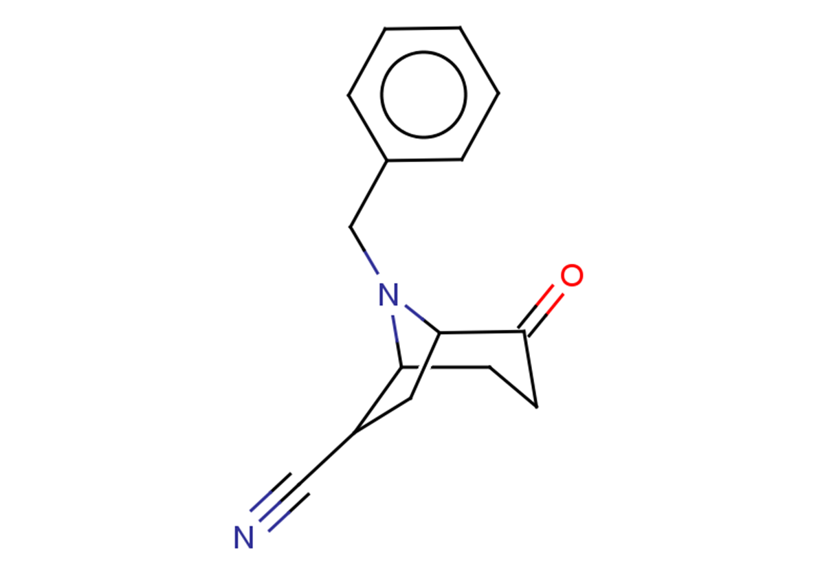 8-benzyl-2-oxo-8-azabicyclo[3.2.1]octane-6-carbonitrile