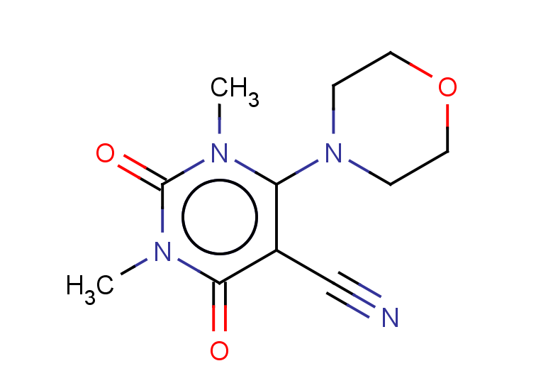 1,3-dimethyl-6-(morpholin-4-yl)-2,4-dioxo-1,2,3,4-tetrahydropyrimidine-5-carbonitrile