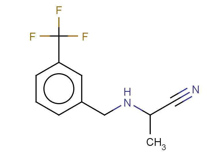 2-({[3-(trifluoromethyl)phenyl]methyl}amino)propanenitrile
