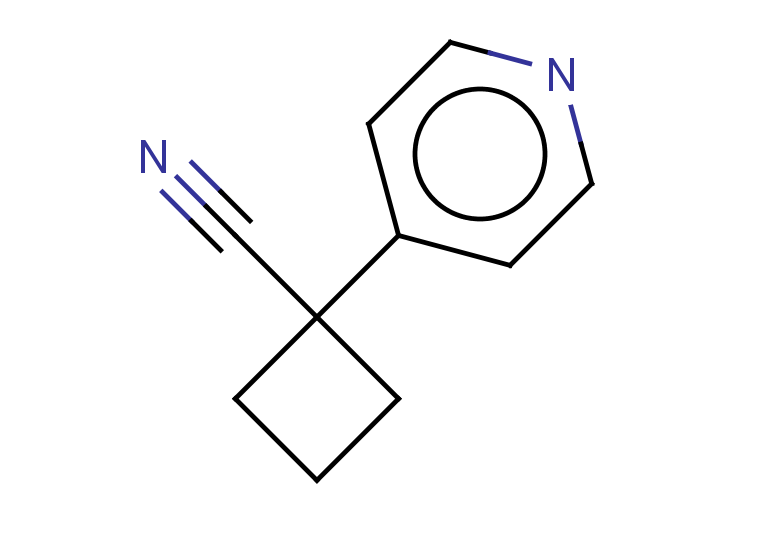 1-(pyridin-4-yl)cyclobutane-1-carbonitrile