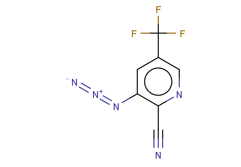 3-azido-5-(trifluoromethyl)pyridine-2-carbonitrile