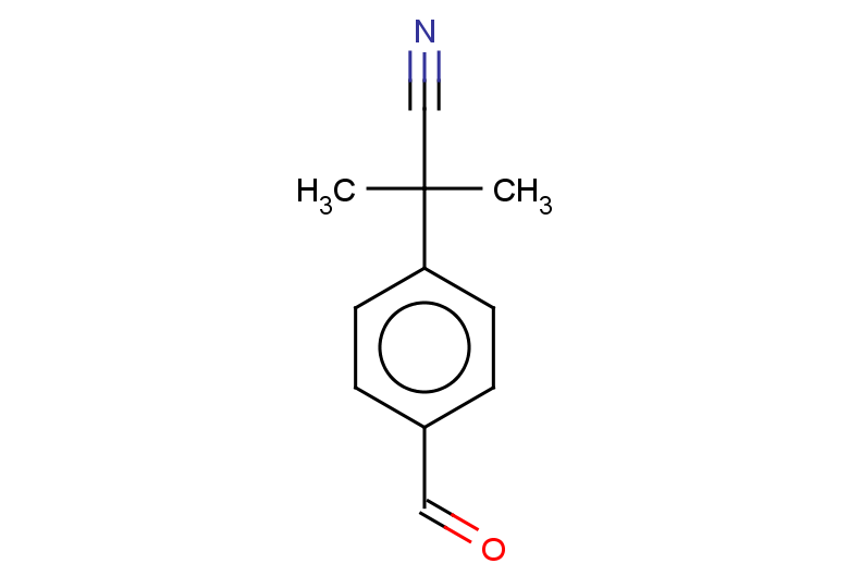 2-(4-formylphenyl)-2-methylpropanenitrile