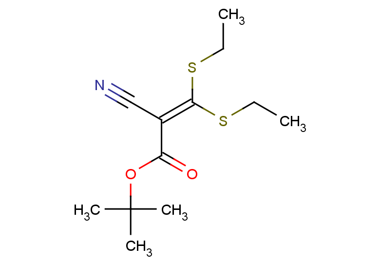 tert-butyl 2-cyano-3,3-bis(ethylsulfanyl)prop-2-enoate