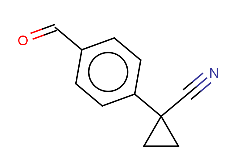 1-(4-formylphenyl)cyclopropane-1-carbonitrile