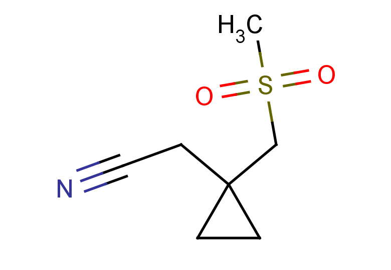 2-[1-(methanesulfonylmethyl)cyclopropyl]acetonitrile