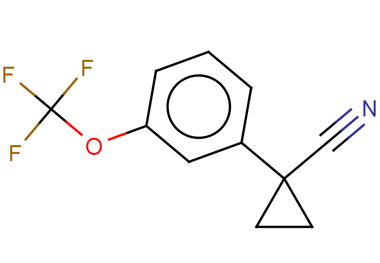 1-[3-(trifluoromethoxy)phenyl]cyclopropane-1-carbonitrile