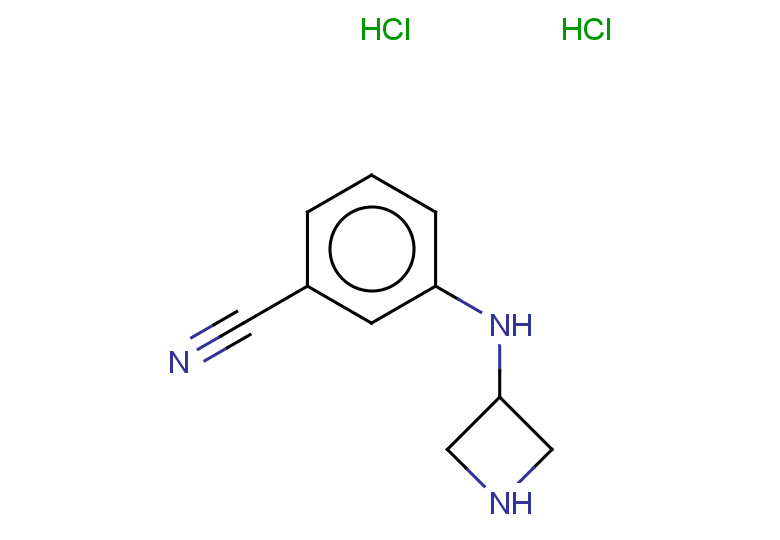 3-[(azetidin-3-yl)amino]benzonitrile dihydrochloride