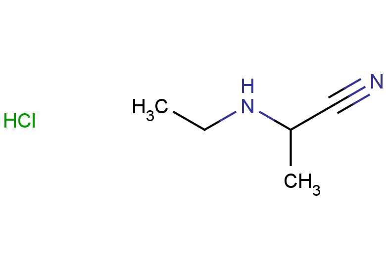 2-(ethylamino)propanenitrile hydrochloride