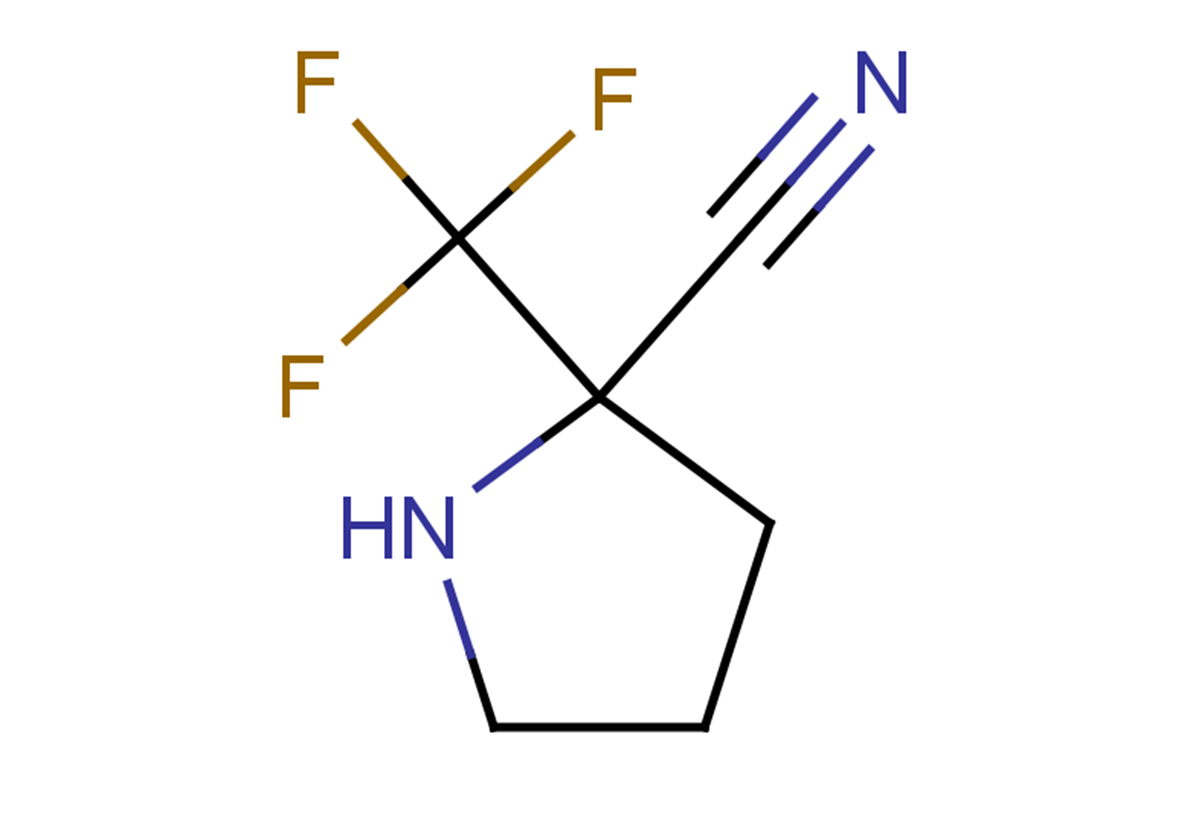 2-(trifluoromethyl)pyrrolidine-2-carbonitrile