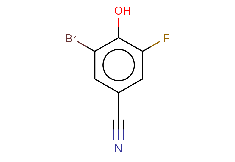 3-bromo-5-fluoro-4-hydroxybenzonitrile