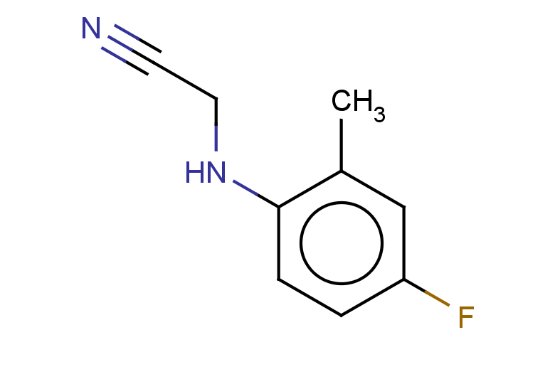 2-[(4-fluoro-2-methylphenyl)amino]acetonitrile