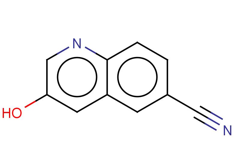 3-hydroxyquinoline-6-carbonitrile