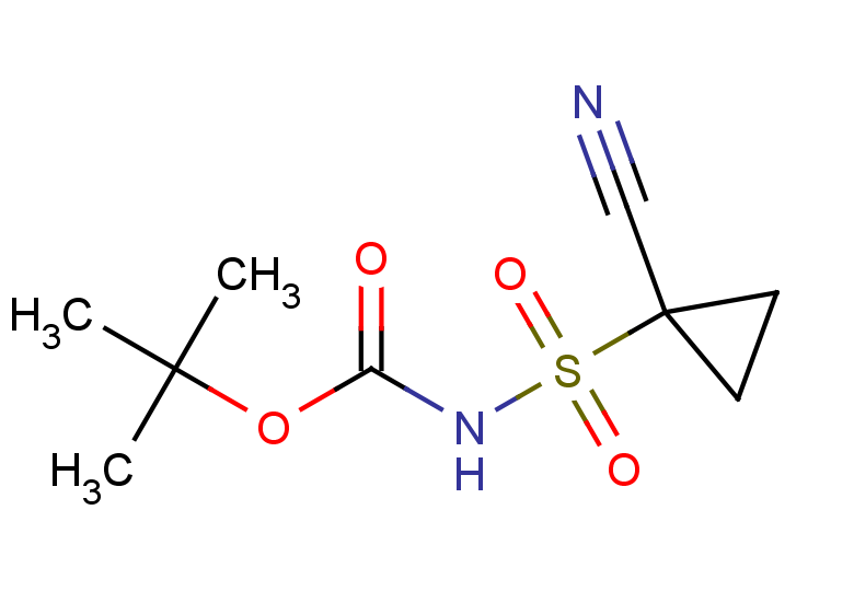 tert-butyl N-[(1-cyanocyclopropyl)sulfonyl]carbamate